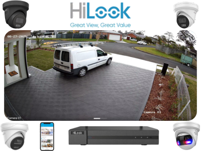 HiLook 6MP AcuSense Turret Camera Sydney