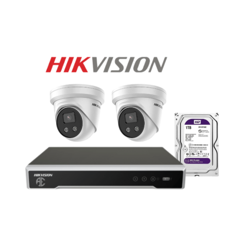Hikvision 2-Camera 6MP CCTV Kit – Fully Installed