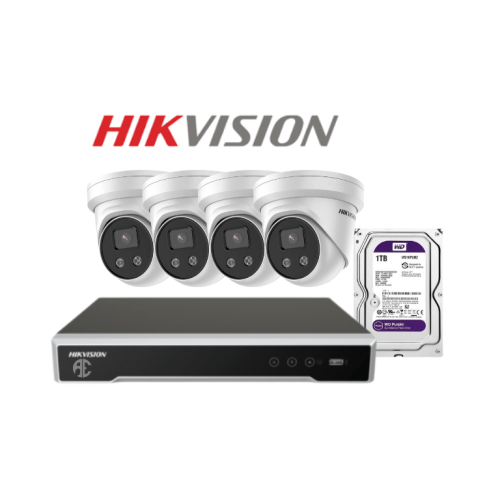 Hikvision 4-Camera 6MP CCTV Kit – Fully Installed