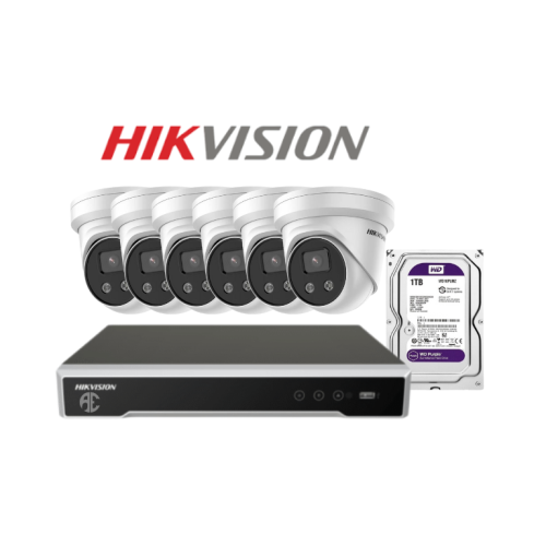 Hikvision 6-Camera 6MP CCTV Kit – Fully Installed