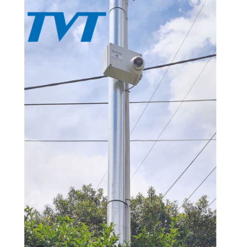 TVT pole camera system for construction site CCTV monitoring in Sydney