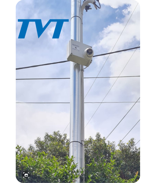 TVT pole camera system for construction site CCTV monitoring in Sydney
